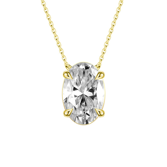 Cadena con dije con diamante (0.634 ct- 0.667 ct)