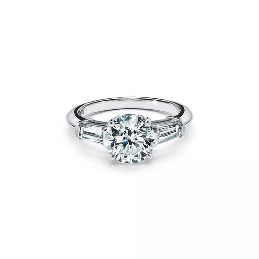 Anillo con diamante (1.096 ct- 1.136 ct)