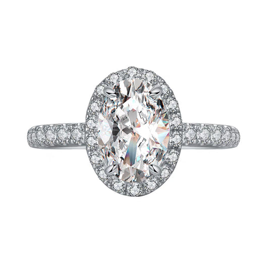 Anillo con diamante ovalado (1.404 ct- 4.266 ct)
