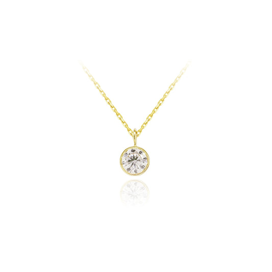 Cadena con dije con diamante (0.53 ct)