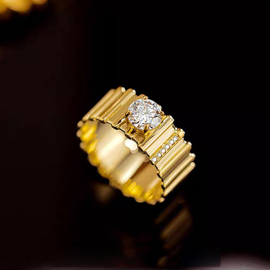 Anillo con diamante (2.462 ct)