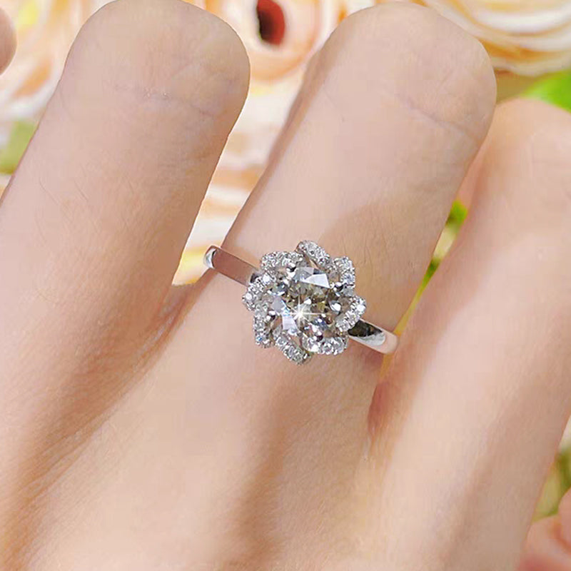 Anillo con diamante (2.462 ct)