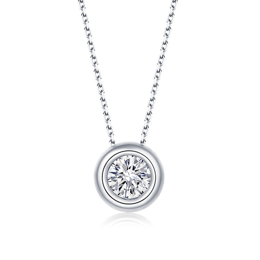 Cadena con dije con diamante (0.345 ct- 0.61 ct)
