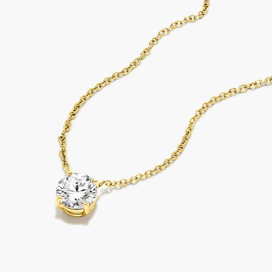 Cadena con dije con diamante (1.03 ct)