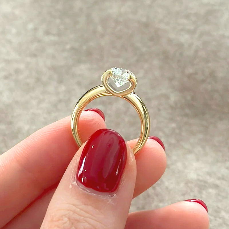 Anillo con diamante (1.0 ct- 1.011 ct)