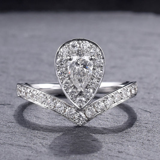 Anillo con diamante (1.062 ct- 1.077 ct)