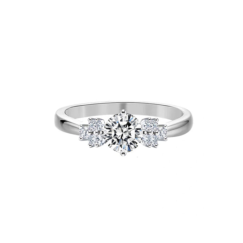 Anillo con diamante (1.114 ct)
