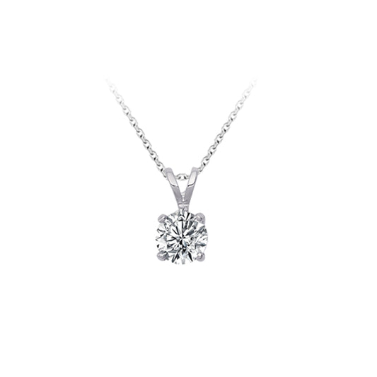 Cadena con dije con diamante (1.0 ct- 1.05 ct)