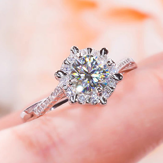Anillo con diamante (1.438 ct- 1.523 ct)