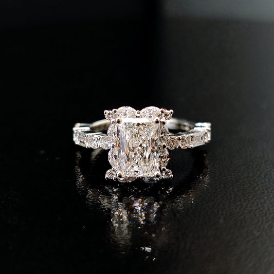 Anillo con diamante (2.34 ct- 2.342 ct)