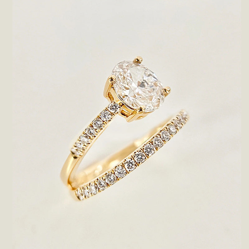 Anillo con diamante (1.388 ct)