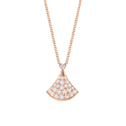 Cadena con dije con diamante (0.467 ct)