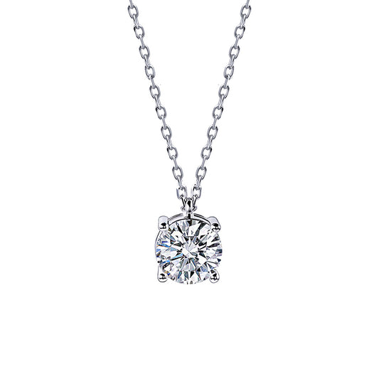 Cadena con dije con diamante (0.62 ct- 1.6 ct)