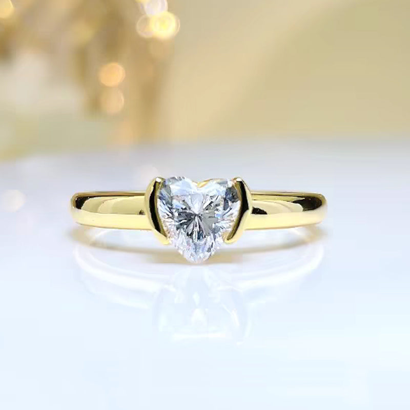Anillo con diamante (1.012 ct)