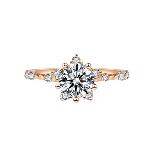 Anillo con diamante (1.646 ct)