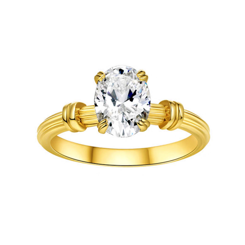 Anillo con diamante (1.078 ct- 1.088 ct)