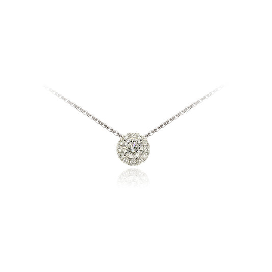 Cadena con dije con diamante (0.619 ct- 6.492 ct)