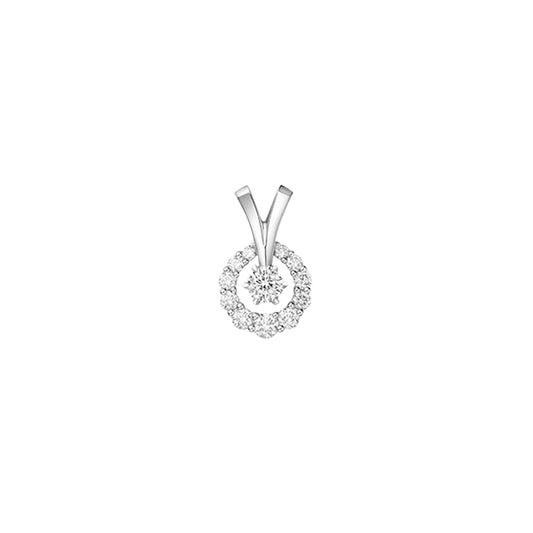 Charm con diamante (1.974 ct)
